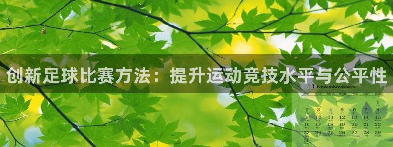  创新足球比赛方法：提升运动竞技水平与公平性